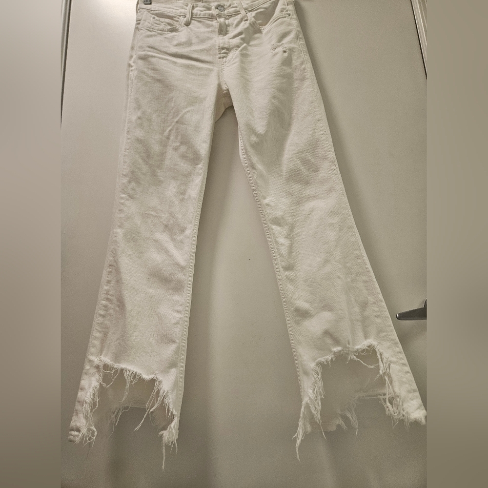 Mother Superior The Dutchie Ankle Jaw Distressed Jeans Size 26 - Picture 8 of 16